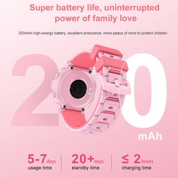 HT19 1.2 inch Round Screen IP68 Children Smart Watch, Support Sleep Monitoring(White)