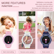 HT19 1.2 inch Round Screen IP68 Children Smart Watch, Support Sleep Monitoring(Black)