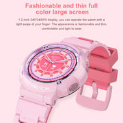 HT19 1.2 inch Round Screen IP68 Children Smart Watch, Support Sleep Monitoring(White)