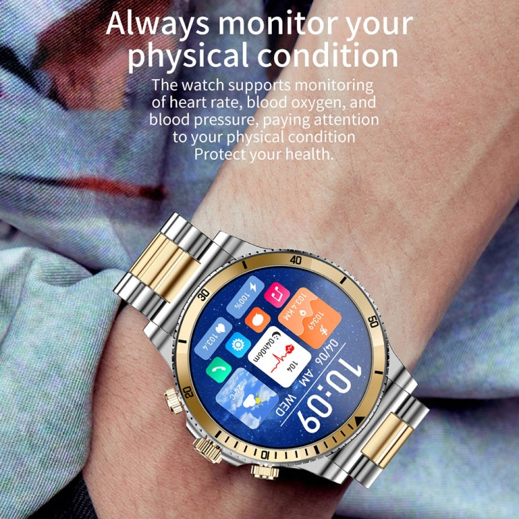 L67 Pro 1.53 inch Steel Band Smart Watch, Support Sleep / Heart Rate Monitoring(Silver) - Smart Watches by PMC TechLife | Online Shopping South Africa | PMC TechLife