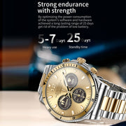 L67 Pro 1.53 inch Steel Band Smart Watch, Support Sleep / Heart Rate Monitoring(Silver)