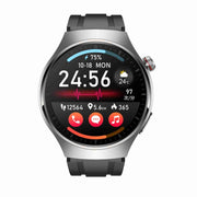 MT200 1.43 inch AMOLED IP67 Smart Call Watch, Support ECG/Body Temperature/Blood Glucose Monitoring(Silver)