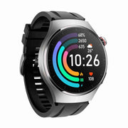 MT200 1.43 inch AMOLED IP67 Smart Call Watch, Support ECG/Body Temperature/Blood Glucose Monitoring(Silver)