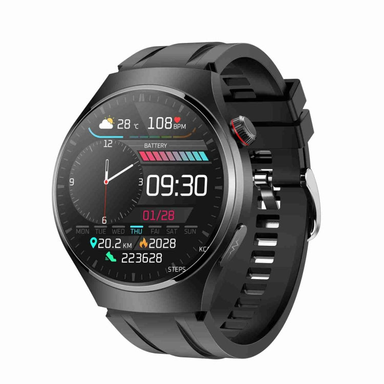 MT200 1.43 inch AMOLED IP67 Smart Call Watch, Support ECG/Body Temperature/Blood Glucose Monitoring(Black) - free shipping - PMC TechLife - Order now!