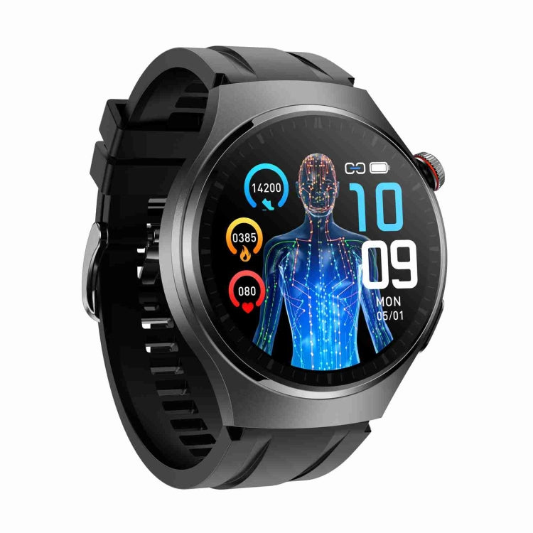MT200 1.43 inch AMOLED IP67 Smart Call Watch, Support ECG/Body Temperature/Blood Glucose Monitoring(Black) - free shipping - PMC Jewellery - Order now!