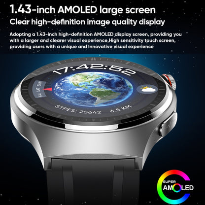 MT200 1.43 inch AMOLED IP67 Smart Call Watch, Support ECG/Body Temperature/Blood Glucose Monitoring(Black) - free shipping - PMC Jewellery - Order now!