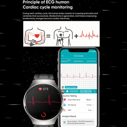 MT200 1.43 inch AMOLED IP67 Smart Call Watch, Support ECG/Body Temperature/Blood Glucose Monitoring(Black) - free shipping - PMC Jewellery - Order now!