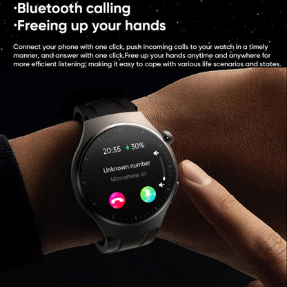 MT200 1.43 inch AMOLED IP67 Smart Call Watch, Support ECG/Body Temperature/Blood Glucose Monitoring(Black) - free shipping - PMC Jewellery - Order now!