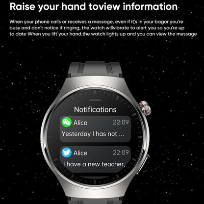 MT200 1.43 inch AMOLED IP67 Smart Call Watch, Support ECG/Body Temperature/Blood Glucose Monitoring(Black) - free shipping - PMC Jewellery - Order now!
