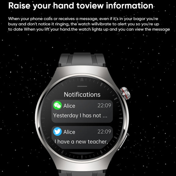 MT200 1.43 inch AMOLED IP67 Smart Call Watch, Support ECG/Body Temperature/Blood Glucose Monitoring(Silver)