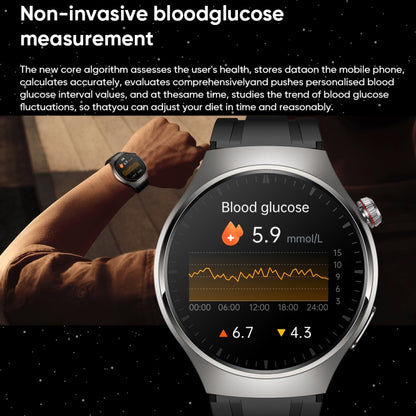MT200 1.43 inch AMOLED IP67 Smart Call Watch, Support ECG/Body Temperature/Blood Glucose Monitoring(Black) - free shipping - PMC Jewellery - Order now!