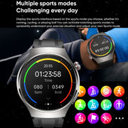 MT200 1.43 inch AMOLED IP67 Smart Call Watch, Support ECG/Body Temperature/Blood Glucose Monitoring(Silver)
