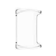 For Fitbit Charge 6 / 5 Full Coverage TPU Electroplated Watch Protective Case(Transparent White)
