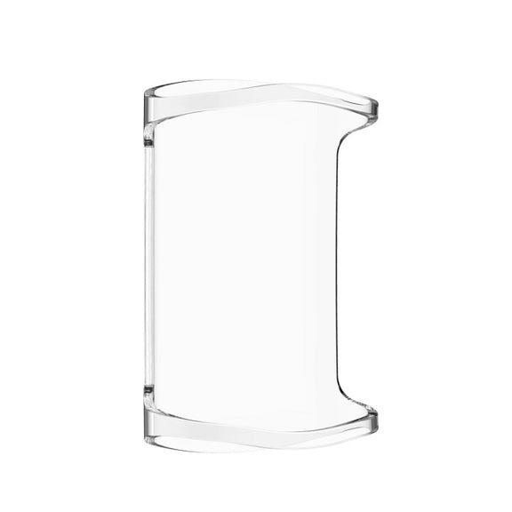 For Fitbit Charge 6 / 5 Full Coverage TPU Electroplated Watch Protective Case(Transparent White)