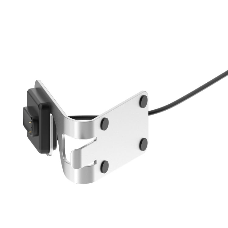 For Fitbit Charge 6 / Luxe Portable Magnetic Metal Charger Holder(Silver) - Charger by PMC TechLife | Online Shopping South Africa | PMC TechLife