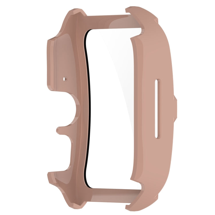 For OPPO Watch 4 Pro PC + Tempered Film Integrated Watch Protective Case(Pink) -  by PMC TechLife | Online Shopping South Africa | PMC TechLife