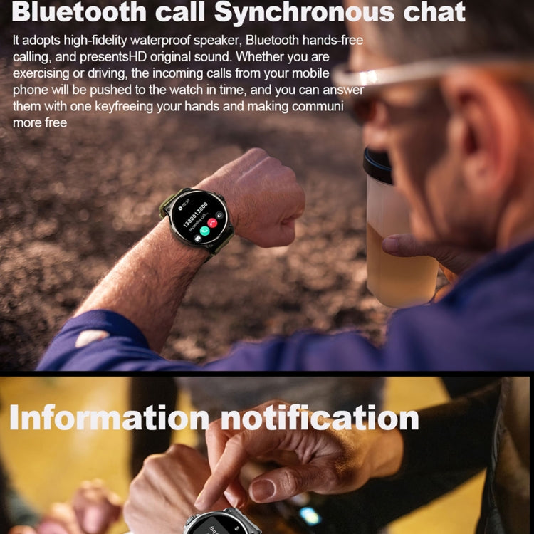 V69 IP68 BT5.0 1.85inch Smart Watch Support Voice Call / Sleep Detection(Silver) - free shipping - PMC Jewellery - Order now!