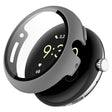 For Google Pixel Watch 2 PC + Tempered Film Integrated Watch Protective Case(Grey) - Watch Cases by PMC TechLife | Online Shopping South Africa | PMC TechLife