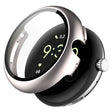 For Google Pixel Watch 2 PC + Tempered Film Integrated Watch Protective Case(Starlight Color) - Watch Cases by PMC TechLife | Online Shopping South Africa | PMC TechLife