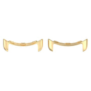 For Google Pixel Watch 2 1 Pair Stainless Steel Metal Watch Band Connector(Gold)
