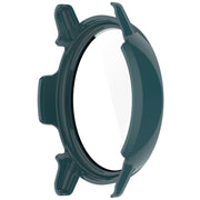 For Garmin vivoactive 5 / Active 5 PC + Tempered Film Integrated Watch Protective Case(Green)