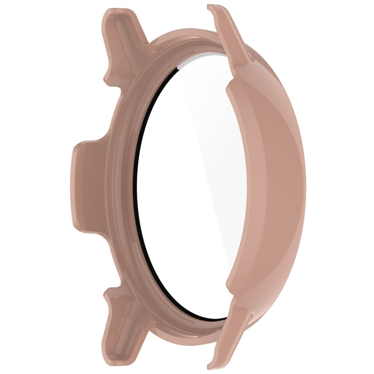 For Garmin vivoactive 5 / Active 5 PC + Tempered Film Integrated Watch Protective Case(Pink)