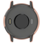For Garmin vivoactive 5 / Active 5 PC + Tempered Film Integrated Watch Protective Case(Pink)
