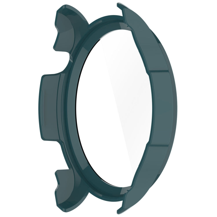 For Amazfit Balance A2286 PC + Tempered Film Integrated Watch Protective Case(Pine Green) - Watch Cases by PMC TechLife | Online Shopping South Africa | PMC TechLife