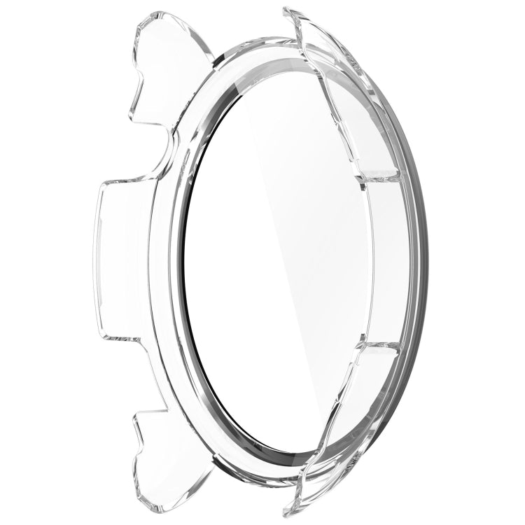 For Amazfit Balance A2286 PC + Tempered Film Integrated Watch Protective Case(Transparent White) - Watch Cases by PMC TechLife | Online Shopping South Africa | PMC TechLife