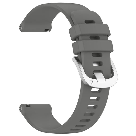 For Garmin vivoactive 5 / Active 5 20mm Silicone Watch Band(Dark Grey)