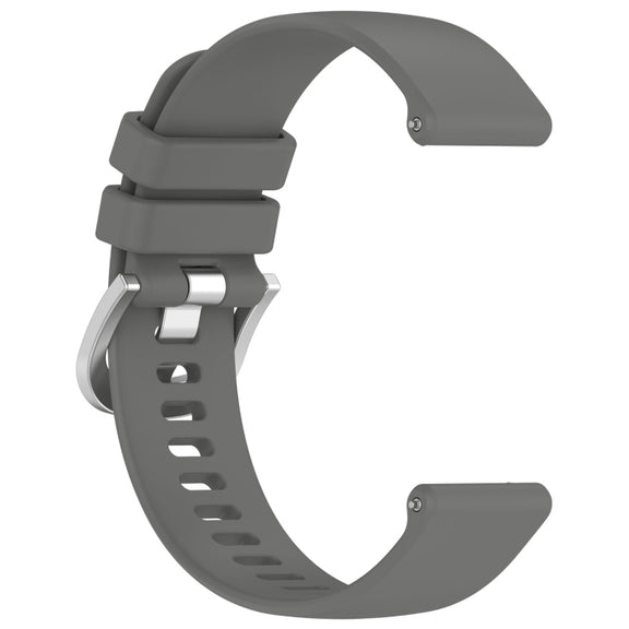 For Garmin vivoactive 5 / Active 5 20mm Silicone Watch Band(Dark Grey)