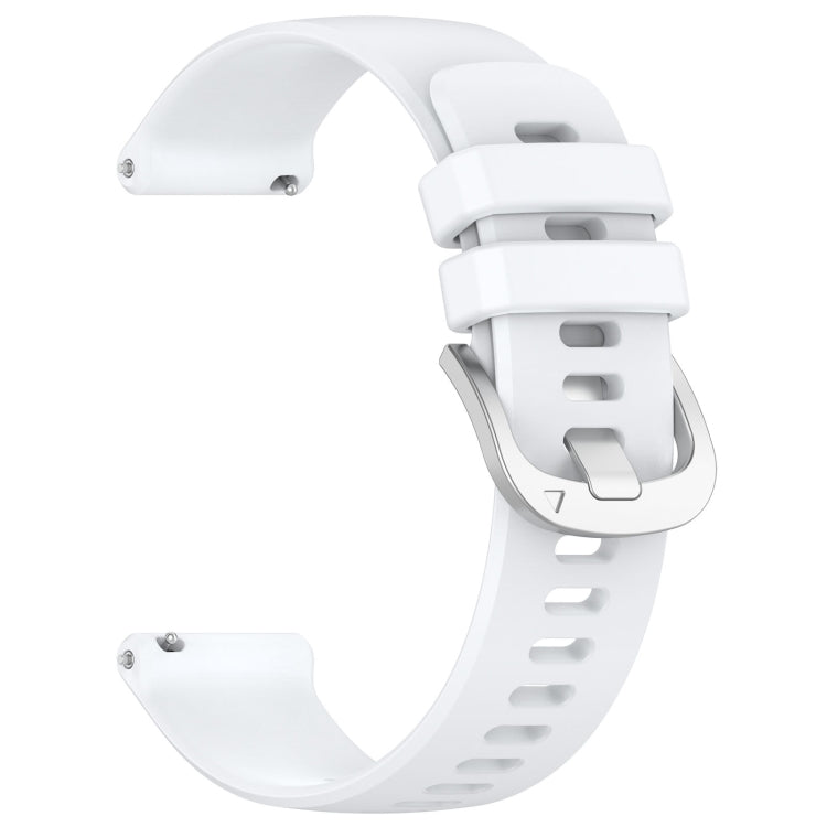 For Garmin vivoactive 5 / Active 5 20mm Silicone Watch Band(White) - Watch Bands by PMC TechLife | Online Shopping South Africa | PMC TechLife