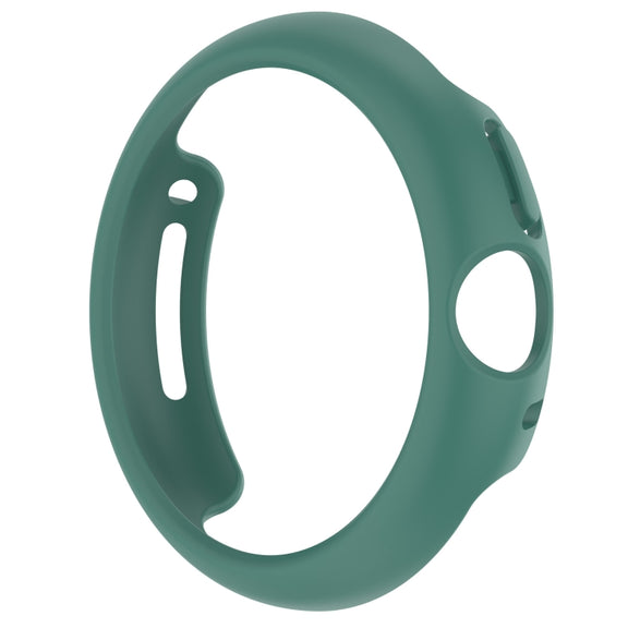 For Google Pixel Watch 2 Half Pack Hollow PC Watch Protective Case(Cyan)