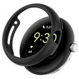 For Google Pixel Watch 2 Half Pack Hollow PC Watch Protective Case(Black) - Watch Cases by PMC TechLife | Online Shopping South Africa | PMC TechLife