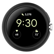 For Google Pixel Watch 2 Half Pack Hollow PC Watch Protective Case(Black)