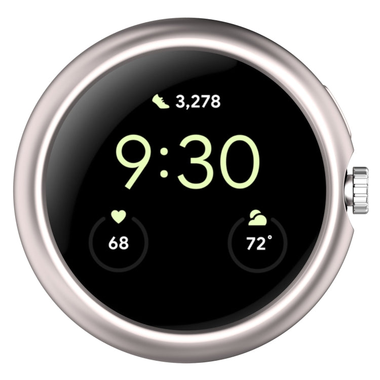 For Google Pixel Watch 2 Half Pack Hollow PC Watch Protective Case(Starlight Color) - Watch Cases by PMC TechLife | Online Shopping South Africa | PMC TechLife