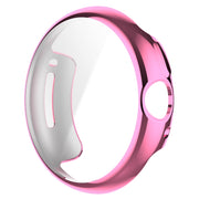 For Google Pixel Watch 2 Full Coverage TPU Electroplated Watch Protective Case(Pink)