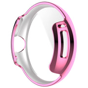 For Google Pixel Watch 2 Full Coverage TPU Electroplated Watch Protective Case(Pink)