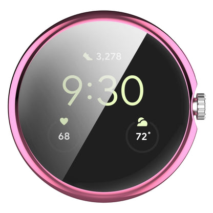 For Google Pixel Watch 2 Full Coverage TPU Electroplated Watch Protective Case(Pink) - free shipping - PMC Jewellery - Order now!