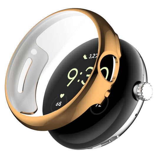 For Google Pixel Watch 2 Full Coverage TPU Electroplated Watch Protective Case(Rose Gold) - free shipping - PMC Jewellery - Order now!