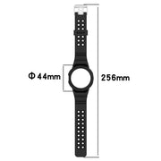 For Google Pixel Watch 2 Integrated Fully Enclosed Silicone Watch Band(Transparent)