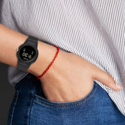 For Google Pixel Watch 2 Integrated Fully Enclosed Silicone Watch Band(Transparent Black)