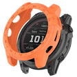 For Garmin Tactix 7 Amoled Armor Hollow TPU Watch Protective Case(Orange) - Watch Cases by PMC TechLife | Online Shopping South Africa | PMC TechLife