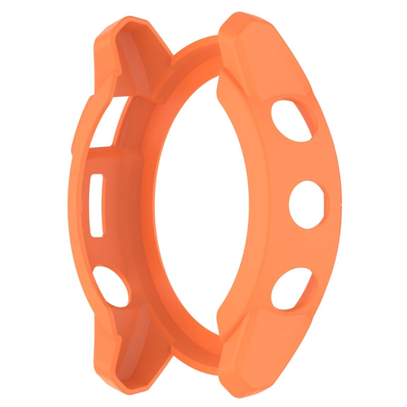 For Garmin Tactix 7 Amoled Armor Hollow TPU Watch Protective Case(Orange)