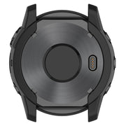 For Garmin Tactix 7 Amoled Armor Hollow TPU Watch Protective Case(Black)