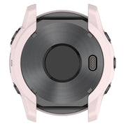 For Garmin Tactix 7 Amoled Armor Hollow TPU Watch Protective Case(Light Pink)