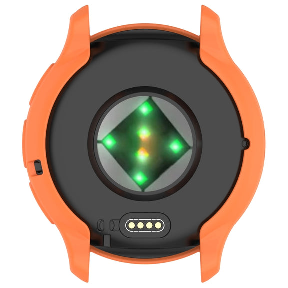 For Garmin Venu 3S Half Pack Hollow TPU Armor Watch Protective Case(Orange)