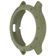 Compatible with Garmin Venu 3S Half Pack Hollow TPU Armor Watch Protective Case(Green)