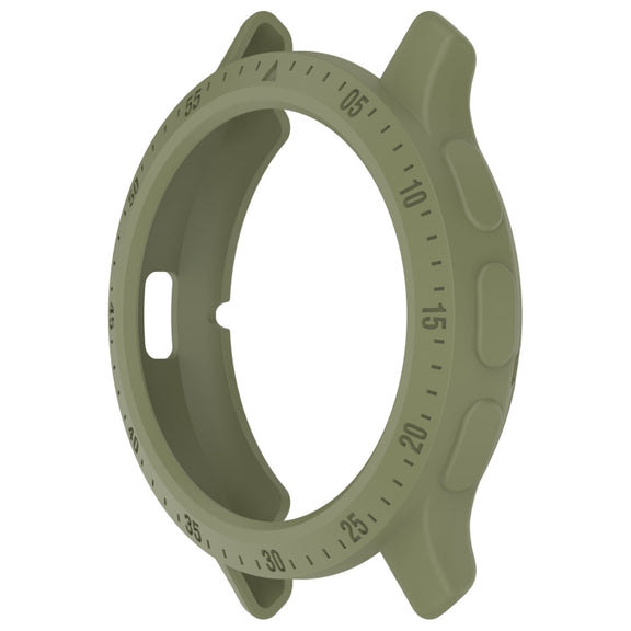 Compatible with Garmin Venu 3S Half Pack Hollow TPU Armor Watch Protective Case(Green)