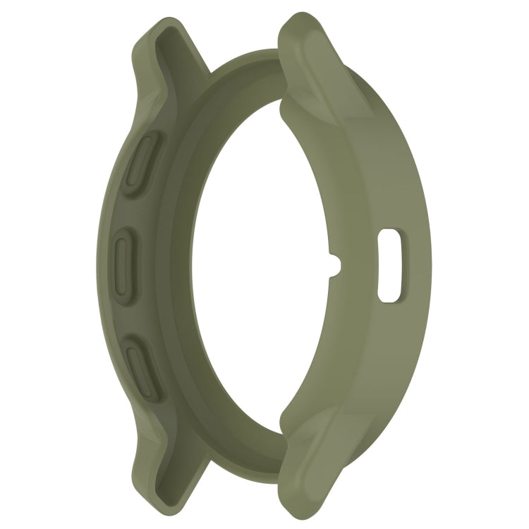 Compatible with Garmin Venu 3S Half Pack Hollow TPU Armor Watch Protective Case(Green)
